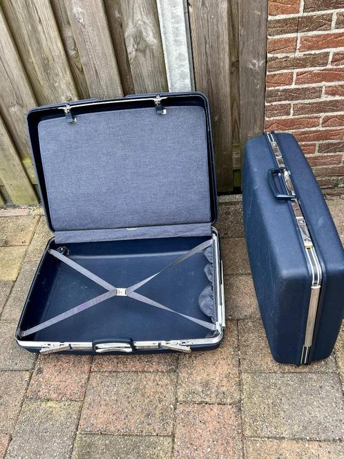 2 Samsonite koffers, Sieraden, Tassen en Uiterlijk, Koffers, Gebruikt, Hard kunststof, Slot, Wieltjes, Ophalen
