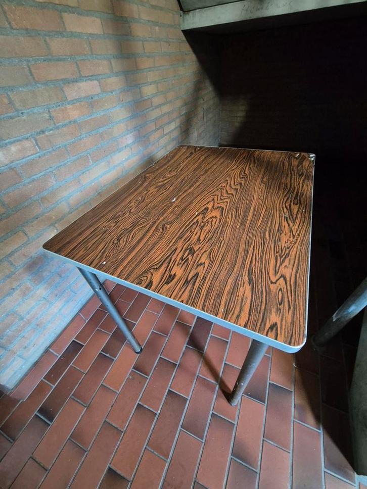 Robuuste Amsterdamse School Bureautafel, Antiek en Kunst, Antiek | Meubels | Tafels, Ophalen of Verzenden