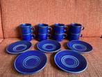 Koffiekopjes vintage Suisse Langenthal blauw, Huis en Inrichting, Keuken | Servies, Ophalen, Gebruikt, Overige stijlen, Kop(pen) en/of Schotel(s)