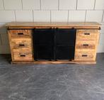 Mango houten dressoir, Huis en Inrichting, Ophalen, Zo goed als nieuw, 25 tot 50 cm, 150 tot 200 cm