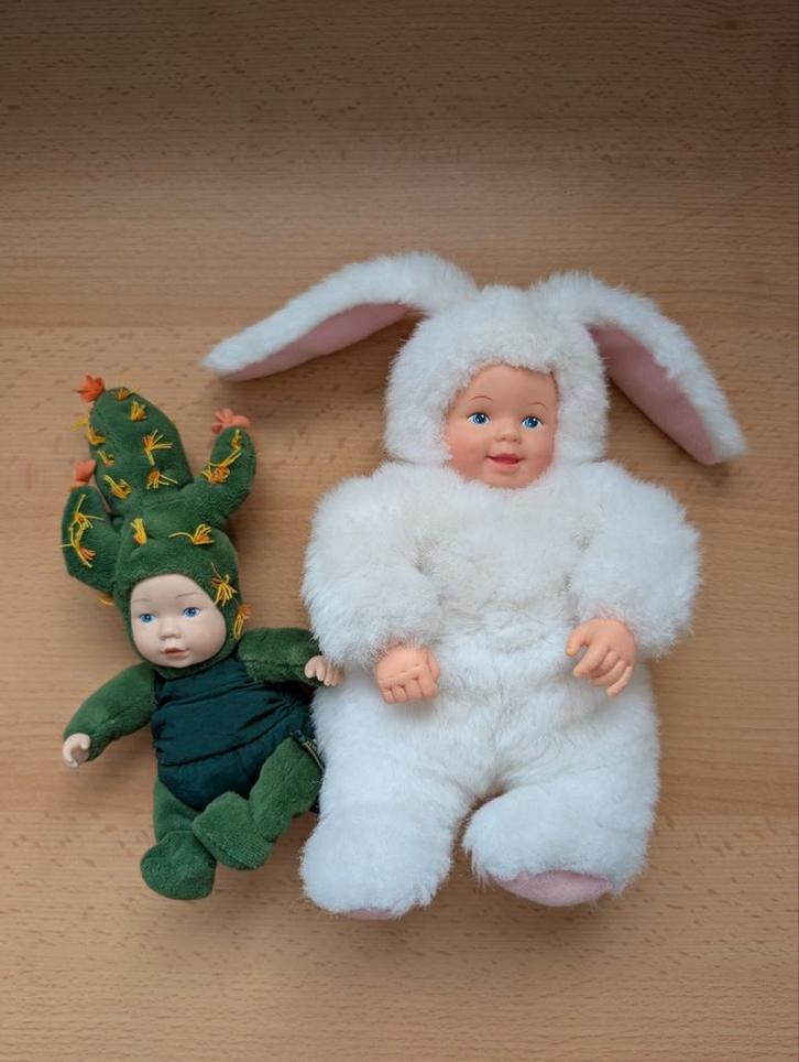 Anne Geddes Poppen - Set van 2, Kinderen en Baby's, Speelgoed | Poppen, Gebruikt, Babypop, Ophalen of Verzenden