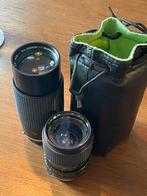 4 lenzen en camcorder en tassen, Audio, Tv en Foto, Fotografie | Lenzen en Objectieven, Ophalen of Verzenden, Gebruikt, Telelens