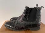Enkellaarsje maat 40 omoda brogue stijl zwart bruin en groen, Ophalen of Verzenden, Zo goed als nieuw, Zwart