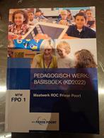 MTW FPO 1 pedagogisch werk basisboek KD2022, Ophalen of Verzenden, Zo goed als nieuw, Overige niveaus, Nederlands