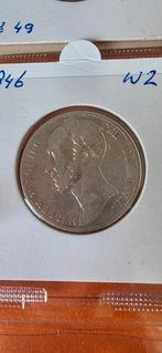 Gulden 1846 en 1847, Postzegels en Munten, Munten | Nederland, Ophalen of Verzenden, Koning Willem II, 1 gulden