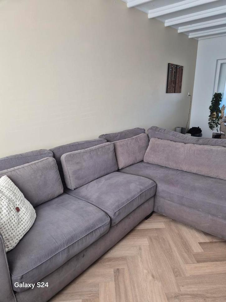 Grote Hoekbank met Heerlijk Zitcomfort, Huis en Inrichting, Banken | Bankstellen, Gebruikt, Hoekbank, Vierpersoons of meer, Stof