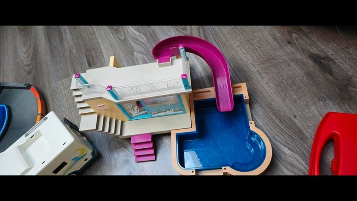 Grote Playmobil Set - Vakantiehuis, Camper & Extra's, Kinderen en Baby's, Speelgoed | Playmobil, Gebruikt, Los playmobil, Ophalen