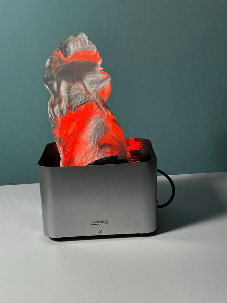 Diablo Flame Machine 4x - Defect, Huis en Inrichting, Lampen | Hanglampen, Gebruikt, Minder dan 50 cm, Metaal, Ophalen of Verzenden