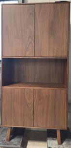 Goossens Emilie opbergkast noten | 180 cm hoog | als nieuw, Ophalen, Zo goed als nieuw