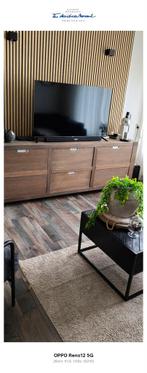 Dressoir 230bij 90bij 50, Ophalen, Teakhout, Nieuw, 200 cm of meer