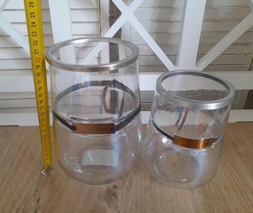 2 Sommerville hurricanes van riviera maison s+m, Huis en Inrichting, Woonaccessoires | Kandelaars en Kaarsen, Zo goed als nieuw