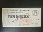 Nederland noodgeld Rotterdam 10 gulden 1944 UNC ongeldig WO2, Postzegels en Munten, Bankbiljetten | Nederland, Ophalen of Verzenden
