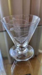 Gegraveerd likeur/borrelglas Hoogte 8 cm en doorsnede 7 cm, Ophalen of Verzenden