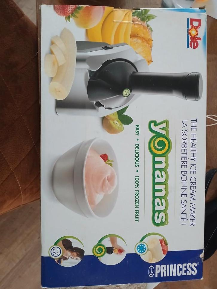 Princess 282700 Yonanas Healthy Ice Cream Maker, Witgoed en Apparatuur, IJsmachines, Nieuw, Ophalen