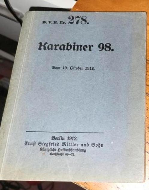 Karabiner 98 k98k k98 k98a k98b G98 mauser, Verzamelen, Militaria | Tweede Wereldoorlog, Landmacht, Duitsland, Ophalen of Verzenden