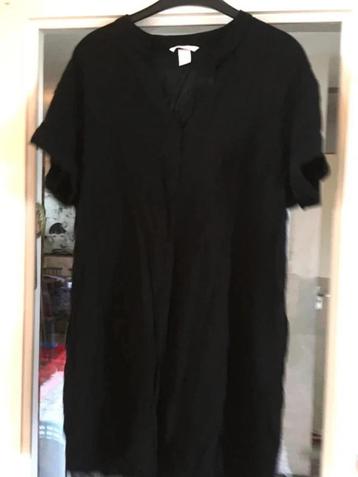 Lekker luchtige lange zwarte tuniek/jurk 44 nu 16,99€ beschikbaar voor biedingen