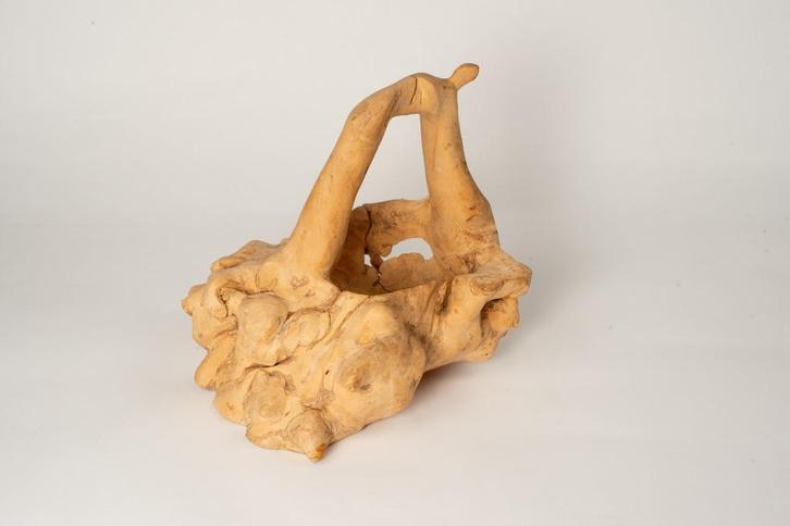 decoratieve houten schaal / bak (wortel / stronk), Huis en Inrichting, Woonaccessoires | Schalen en Manden, Zo goed als nieuw