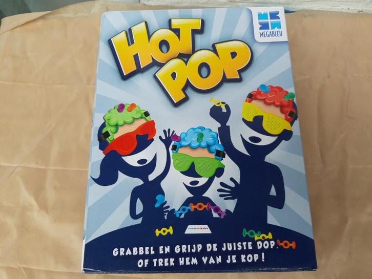 Hot Pop van Megableu, Hobby en Vrije tijd, Gezelschapsspellen | Bordspellen, Zo goed als nieuw, Een of twee spelers, Drie of vier spelers