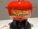 Nieuwe Invicta/Staub fondueset, kersenrood, Gietijzer, Nieuw, Ophalen of Verzenden, Staub