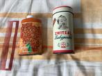 2 Antieke blikken., Verzamelen, Ophalen of Verzenden, Zo goed als nieuw, Overige, Overige merken