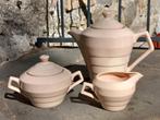 mooie set kan koffie thee melk suikerpot, Frankrijk art deco, Antiek en Kunst, Verzenden