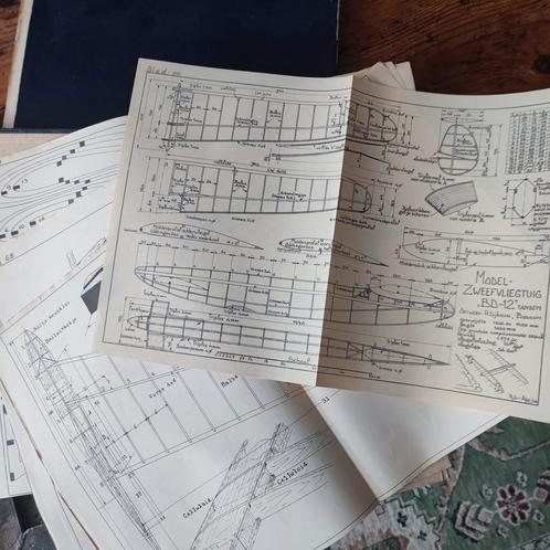 Diverse jaargangen van de modelbouwer met modeltekeningen, Boeken, Techniek, Gelezen, Bouwkunde, Ophalen of Verzenden