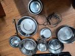 Rvs voer en drinkbakken, Ophalen of Verzenden, Gebruikt, Eten en Drinken