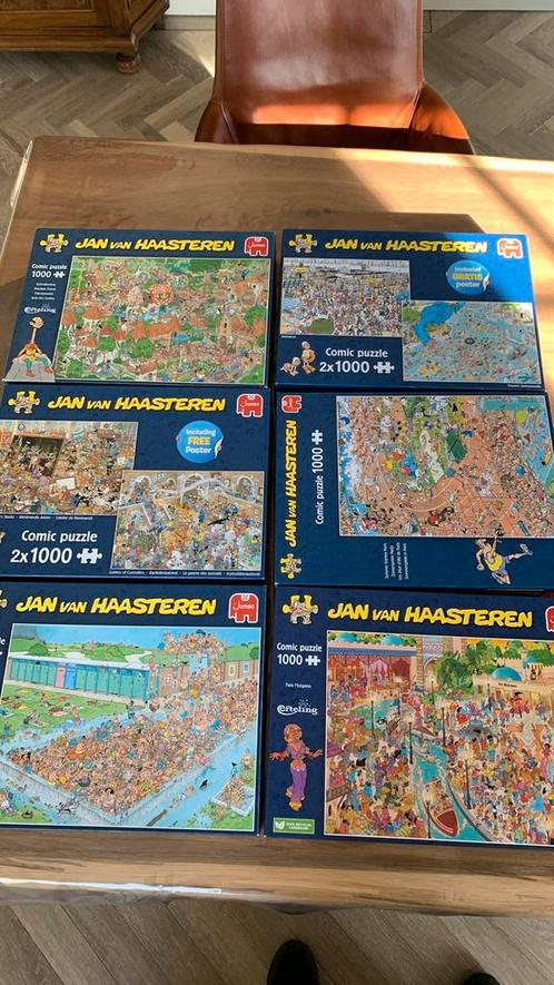 Jan van Haasteren puzzels diverse 1000 en 2000, Hobby en Vrije tijd, Denksport en Puzzels, Zo goed als nieuw, Ophalen of Verzenden