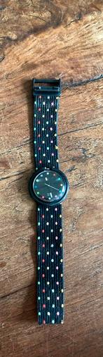 Vintage pop swatch horloge RUSH HOUR PWBB109 polka dot, Ophalen of Verzenden, Overige materialen, Overige merken, 1960 of later