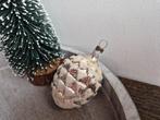 Vintage kerstbal dennenappel 483, *, Gebruikt, *, Ophalen of Verzenden
