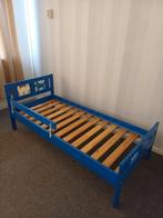 Peuterbed, Kinderen en Baby's, Kinderkamer | Bedden, Ophalen, Gebruikt, 140 tot 160 cm, 70 tot 85 cm
