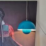 Verner Panton flowerpot hanglamp blauw/oranje prijs per stuk, Huis en Inrichting, Lampen | Hanglampen, Ophalen of Verzenden, Zo goed als nieuw