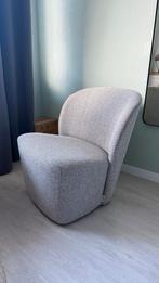 Vtwonen Lofty fauteuil boucle grijs - ZGAN, Ophalen, Zo goed als nieuw, Eén, Stof