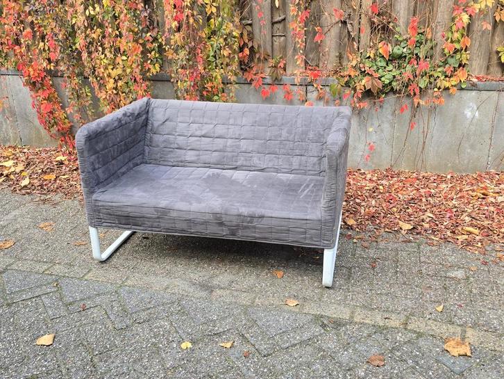 Ikea knopparp bankje, Huis en Inrichting, Banken | Bankstellen, Gebruikt, Tweepersoons, Minder dan 150 cm, 75 tot 100 cm, Ophalen