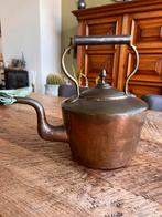 Koperen antieke waterketel theepot, Ophalen, Koper