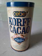 Cebe korff cacao blik, Verzamelen, Blikken, Ophalen of Verzenden, Gebruikt, Overige, Overige merken