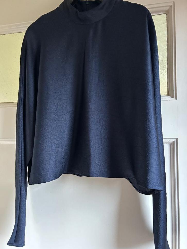 Dante6, prachtige top, zgan!, Kleding | Dames, Blouses en Tunieken, Zo goed als nieuw, Maat 38/40 (M), Blauw, Verzenden