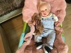 W.A.K te koop Reborn Saskia, Ophalen of Verzenden, Zo goed als nieuw, Babypop, Levensecht of Reborn