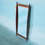Vintage organische spiegel 60s Scandinavian mirror teak, Ophalen of Verzenden, Gebruikt, Rechthoekig, Minder dan 50 cm