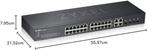Zyxel GS1920-24v2 Smart Managed Switch 24x Gigabit + SFP, Computers en Software, Netwerk switches, Ophalen of Verzenden, Zo goed als nieuw