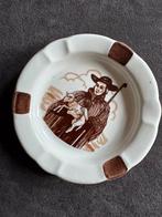 Oude asbak gemerkt met afbeelding schaapherder, Ophalen of Verzenden, Gebruikt, Asbak