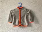 Maat 86 - vest van HEMA - grijs / wit gestreept, Kinderen en Baby's, Babykleding | Maat 86, Truitje of Vestje, Ophalen of Verzenden