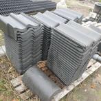 Dakpannen, Doe-het-zelf en Verbouw, Dakpannen en Dakbedekking, Ophalen, Steen of Klei, Zwart, 5 tot 10 m²