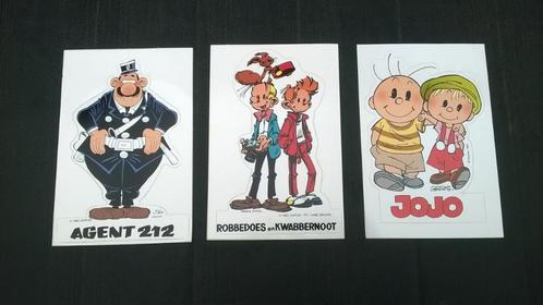 3 Stickers van Dupuis, Boeken, Stripboeken, Gelezen, Meerdere stripboeken, Verzenden
