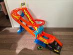 Hot Wheels rollercoaster + lanceerset, Ophalen, Zo goed als nieuw, Handmatig, Hot Wheels
