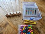 Montessori spel buizen, balletjes & pincet - Nieuw, Ophalen of Verzenden, Nieuw, Puzzelen