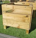 Houten Plantenbak Vierkant 50x50cm, Tuin en Terras, Bloembakken en Plantenbakken, Ophalen, Vierkant, Hout, 30 tot 60 cm