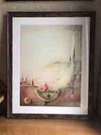 Ingelijste abstracte kunstprint 2 stuks, Antiek en Kunst, Kunst | Schilderijen | Klassiek, Ophalen of Verzenden