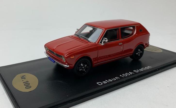 Golden Oldies 1:43 Datsun 100A Station rood - resin model -, Hobby en Vrije tijd, Modelauto's | 1:43, Nieuw, Auto, Overige merken