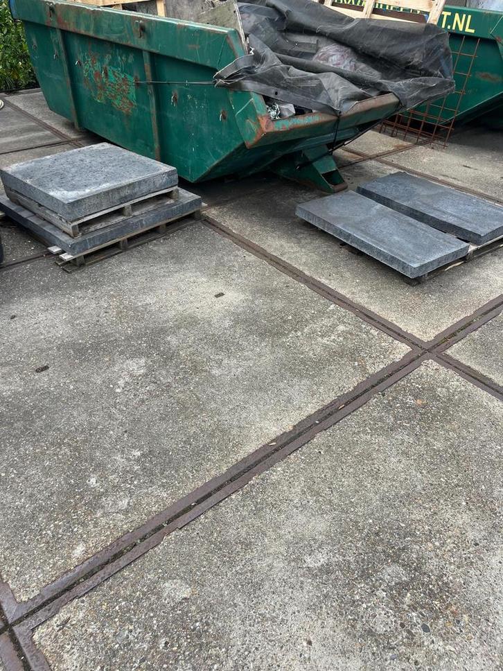 Dinverse schellevis oud hollandse tegels opsluitbanden, Tuin en Terras, Tegels en Klinkers, Zo goed als nieuw, Terrastegels, Beton